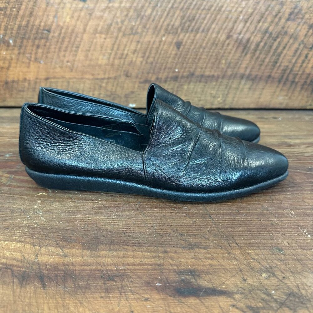 THE FLEXX Black Leather Draper Loafer 38 - Picture 4 of 12